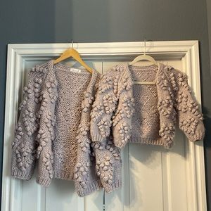 Mommy and me matching sweaters